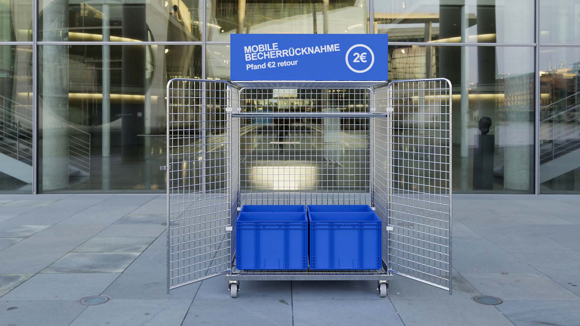 NEOVEND Pfand Becherrücknahme Wagen